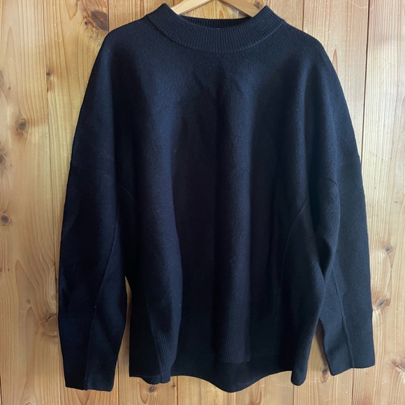 COS Oversized Boiled Merino Wool Sweater - Picture 1 of 5
